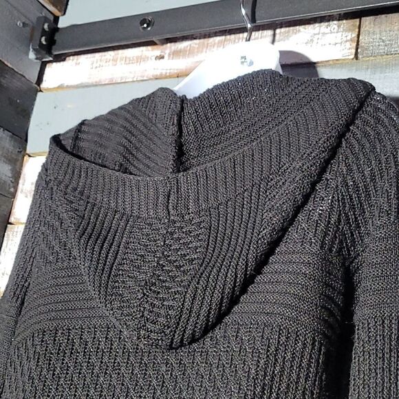 Black Duster Sweater Top Size XS Pink Republic - Picture 6 of 10